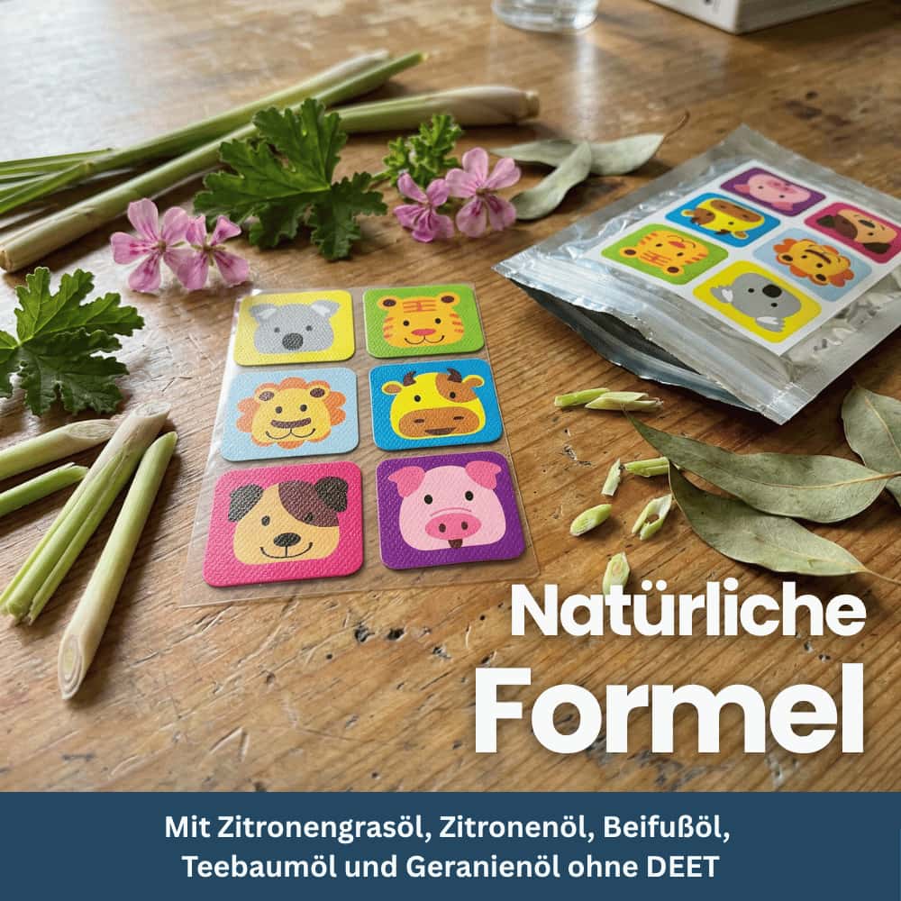 Natural Mosquito Patches for Kids