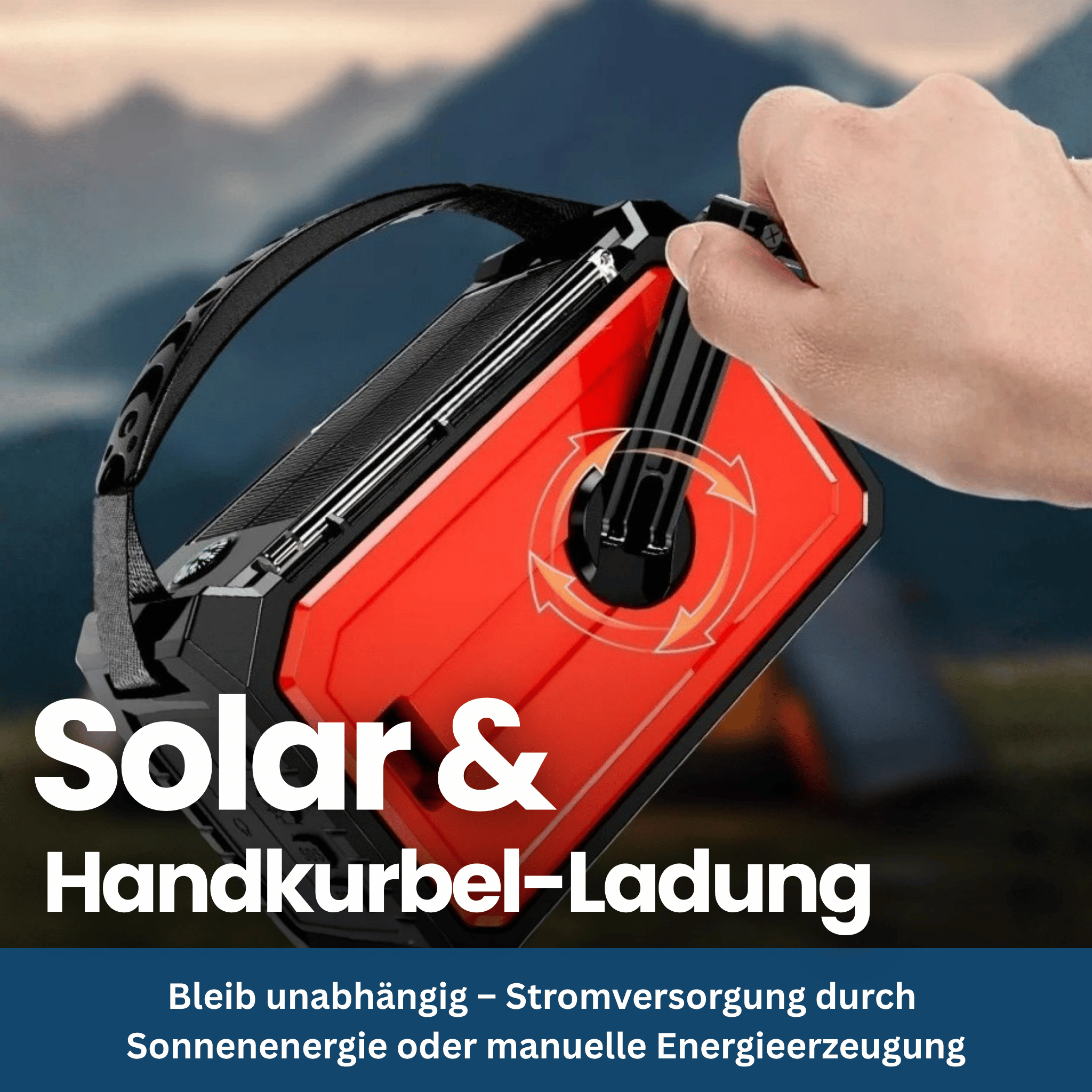 Survivor Max – Multi-Function Radio with Solar, SOS & Power Bank