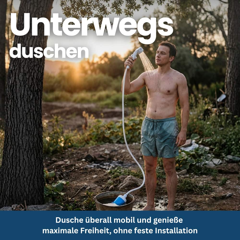 TravelShower – Mobile Shower for Camping & Outdoors