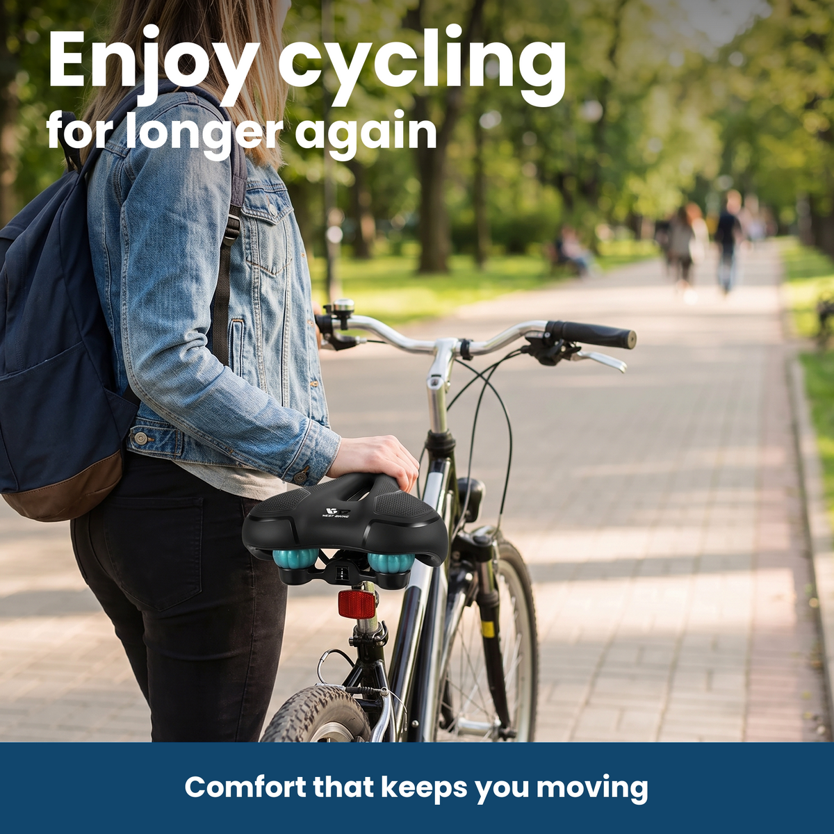 Enjoy cycling for longer again