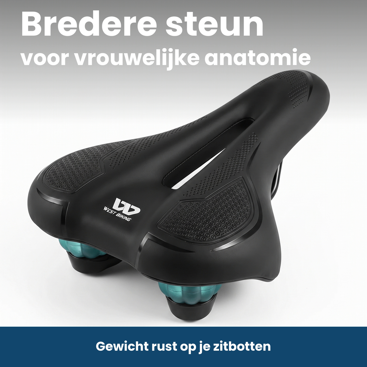 Bredere steun voor vrouwelijke anatomie