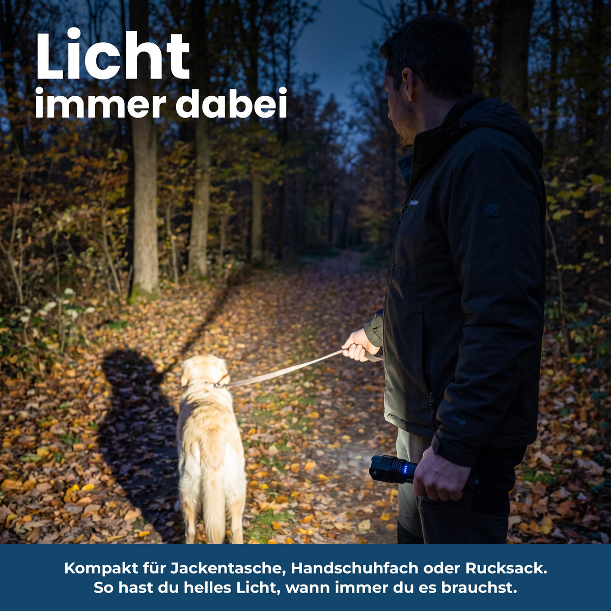 Licht immer dabei