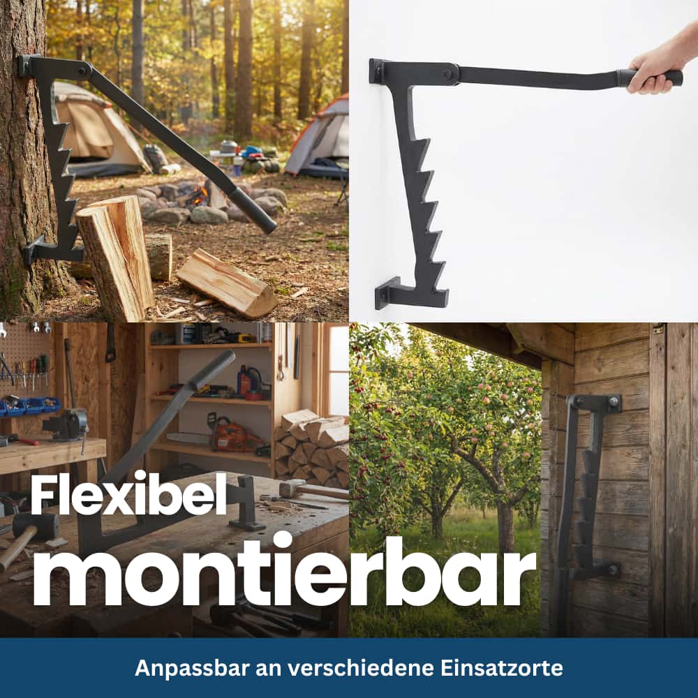 Premium Firewood Splitter – Wall Mount