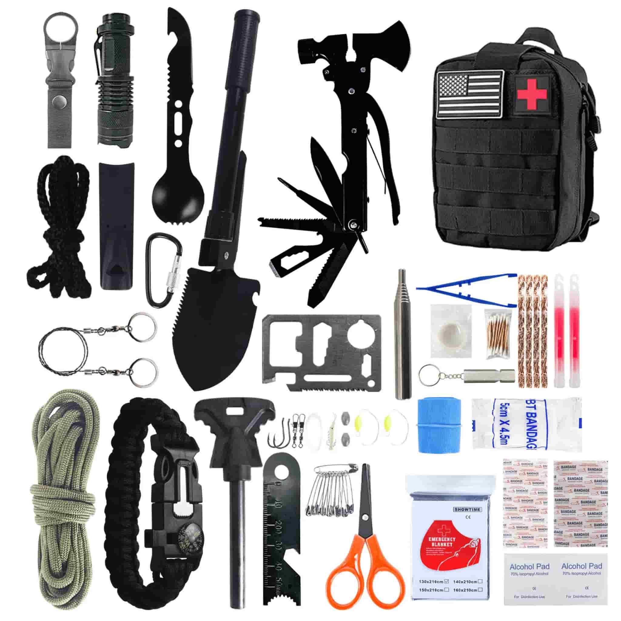 Tactical Emergency Backpack – 30+ Survival Tools in One Compact Kit