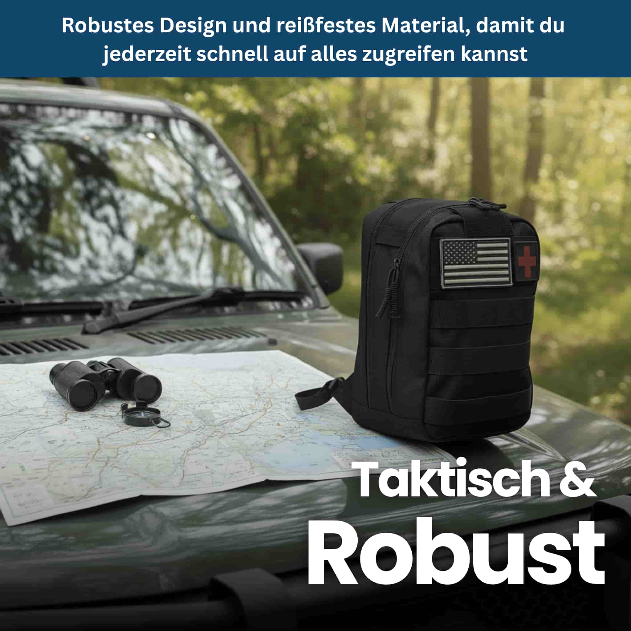 Tactical Emergency Backpack – 30+ Survival Tools in One Compact Kit