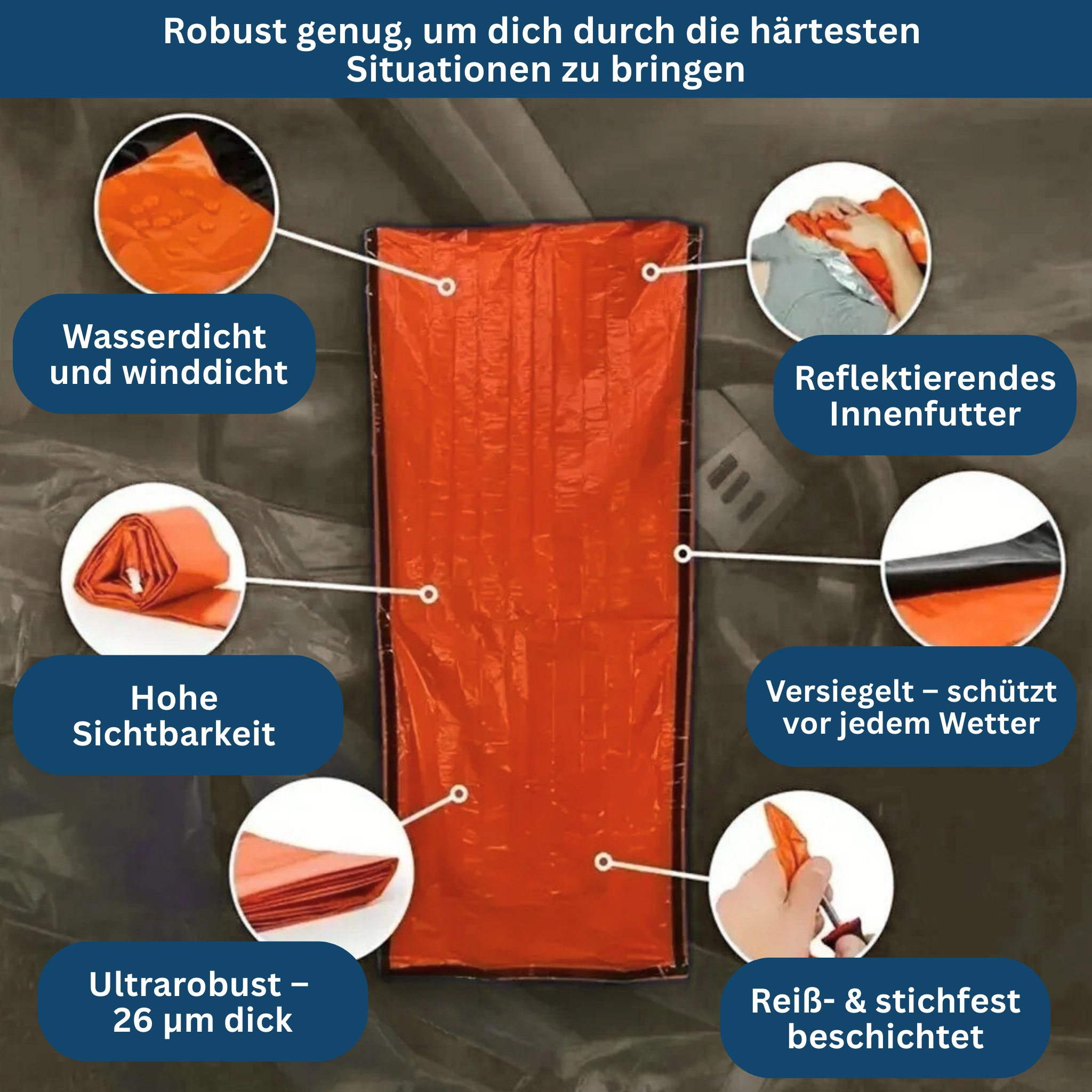 Survival Shelter – Lightweight emergency tent