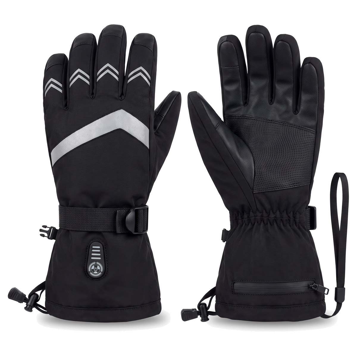 ThermoHand PRO beheizbare Handschuhe – glattes Paar auf Weiß