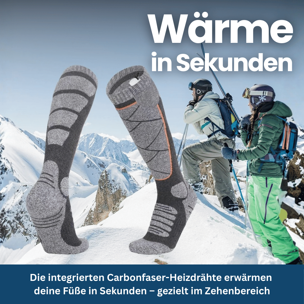 ThermoSocken mit Powerbank – Wärme in Sekunden